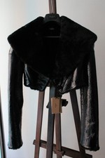 Alaïa blouson en cuir vernis