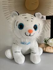 225⚜️ Large plush blanket Le Tigre Blanc du Parc Nigloland height 45 cm new