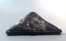Japanese Suiseki 水石 Mt. Fuji 富士山 sado Viewing Stone W/Daiza Zen  6.7x2.1in