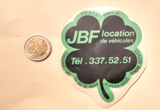 JBF Car Rental 4 Sheet Clover Sticker