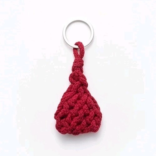 Porte clés tissage corde - porte-clés,