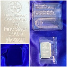 Lingot Argent pur Silver 999