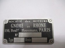 Plaque Signalétique S87 Gnome