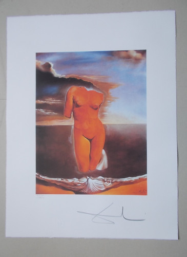 Lithographie salvador dali - salvador, "