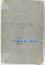 Table analytique et raisonnée