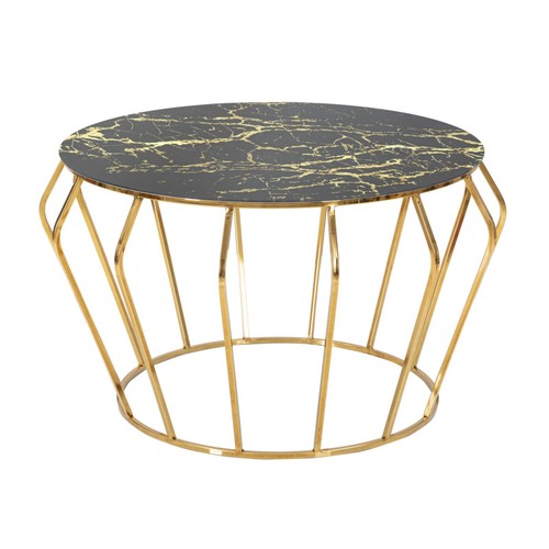 Table basse effet marbre - table,
