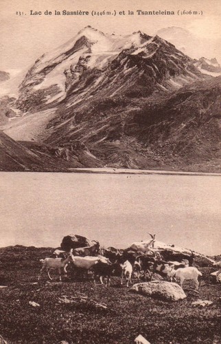 Cpa lac de la sassière - 73,