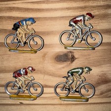 Tour de France Alu Aludo - Coureurs Cyclistes : Lot de 4 Cyclistes