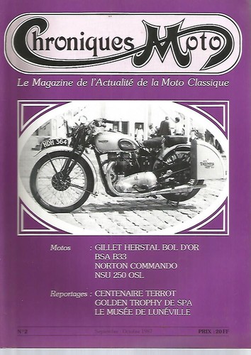 Chroniques moto gillet - moto,