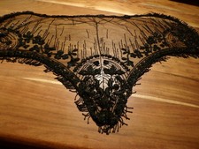 Ancien Col noir en tulle