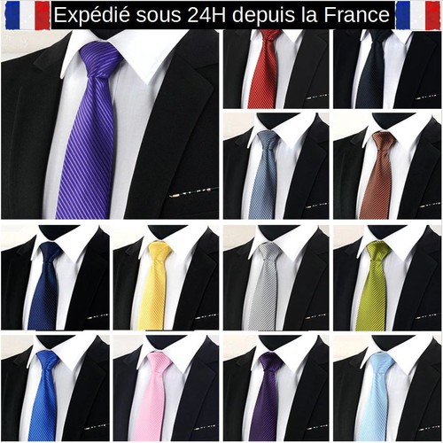 Cravate rayures pour hommes - à,