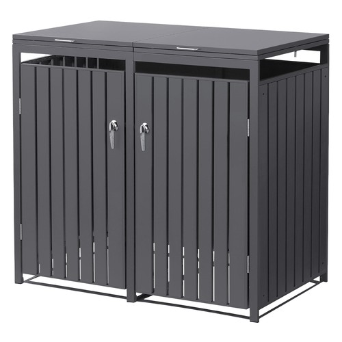 Abri poubelle double - abri,
