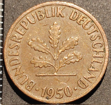 1 Pfennig 1950 F Allemagne Germany - 604071