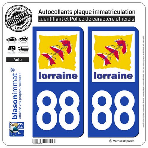 Stickers autocollant plaque - 2,