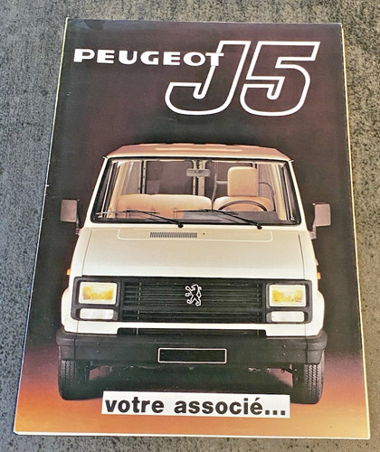 Brochure vente peugeot j5 - ,
