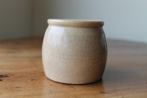 Ancien pot yaourt - pot, à