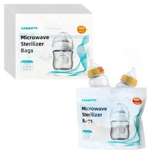 Lot de 12 sacs de stérilisation à vapeur pour micro-ondes - Sacs à vapeur réu...