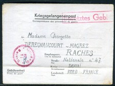 Formulaire d'un Prisonnier de