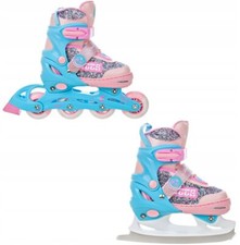 Roller en ligne Etta + patin à glace Enfant Mixte taille ajustable Raven