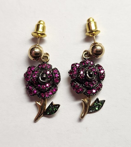 Vintage 14k gold - ruby, garnet