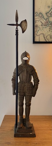 Large knight armor fireplace - knight,