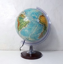 globe terrestre mappemonde lampe TECNODIDATTICA Vintage