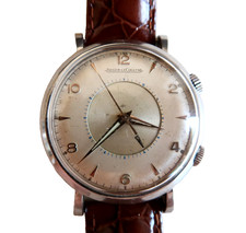 Montre Ancienne Memovox Mécanique Acier Jaeger Lecoultre 1950's