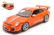 Miniature Voiture Auto 1:18 Burago PORSCHE 911 GT3 RS Orange Modélisme Statique