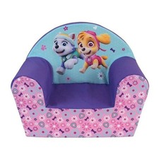 PAT PATROUILLE Fille fauteuil club en mousse pour enfant