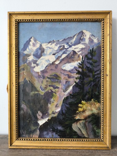 Tableau ancien huile sur - tableau, toile