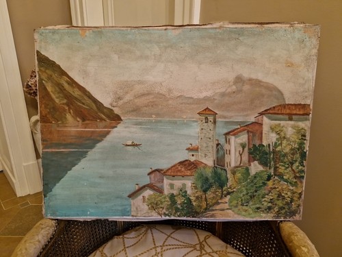 Peinture ancienne huile sur - peinture,
