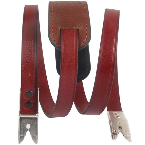 Leather carrying neck strap - leather,