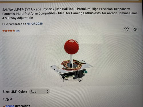 Sanwa jlf 8yt arcade - sanwa,