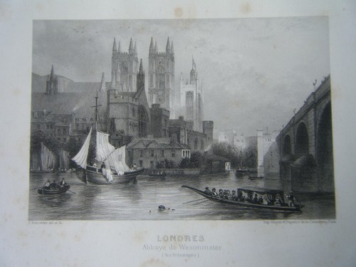 Gravure ancienne londres - gravure,