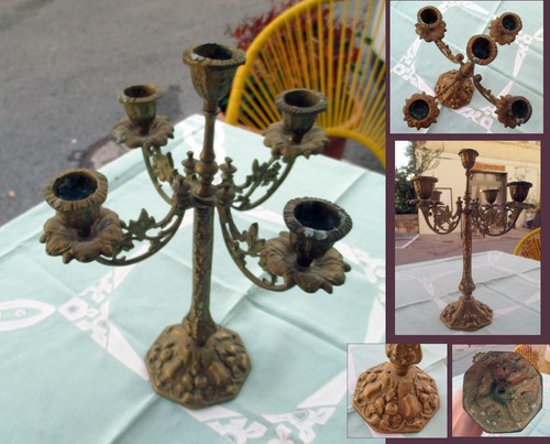 Ancien chandelier branches - chandelier, 5