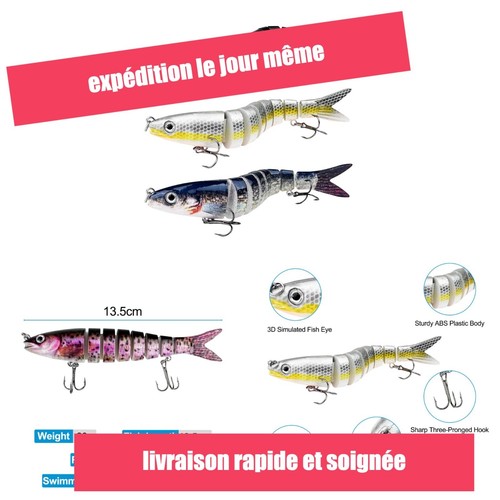 Leurres pêche pièces - de,