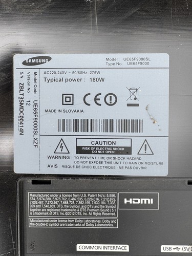Samsung ue65f9000slxzf - tv,