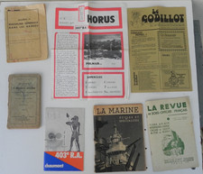 LOT de 7 LIVRES et JOURNAUX