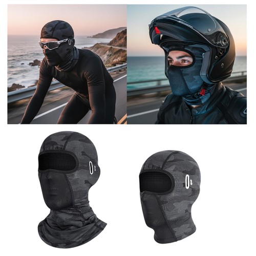 Cagoule homme masque facial