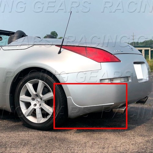 Black rear bumper mud guards - bumper,