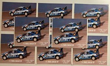 LOT 8 STICKERS PARIS DAKAR 89