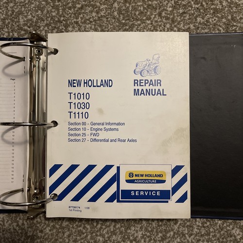 New holland t1010 - t1010, t1030