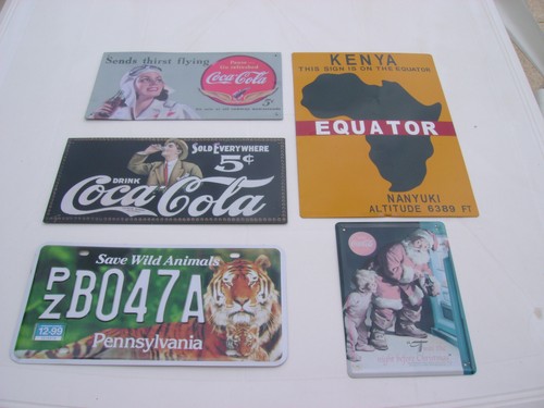 Plaques publicitaires métal - plaques,