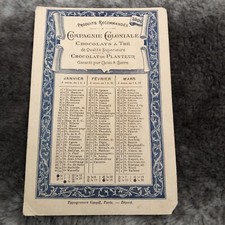 CHROMO CHOCOLAT DU PLANTEUR