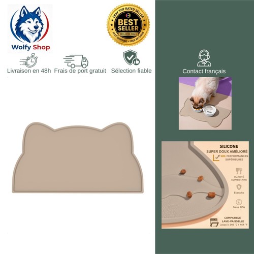 Tapis gamelle chat - tapis, chien