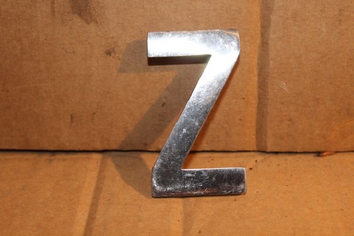 Lettre alu plaque - lettre, "z"