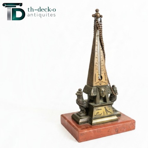 Thermometre decor egyptien - thermometre,