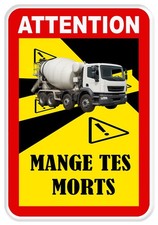 STICKER MANGE TES MORTS