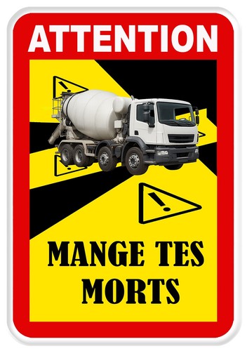 Sticker mange tes - mange, morts