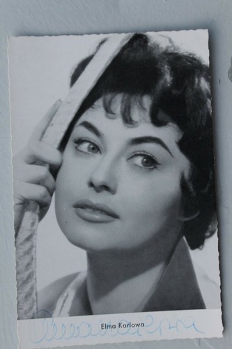 1956 autographe photo elma - 1956,